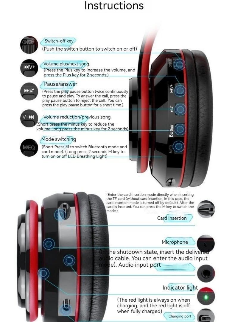 Bluetooth Headphones Wireless Headphone