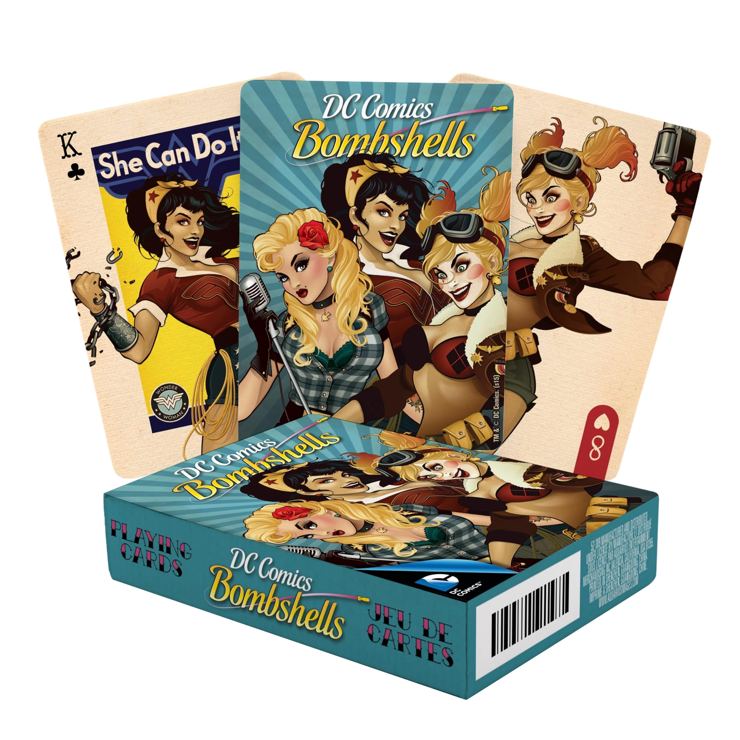 Aquarius DC Bombshells Playing Cards
