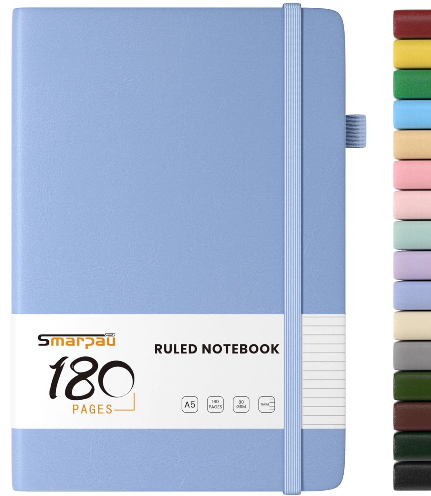 Notebook A5 Hardcover - Lined 180 Pages