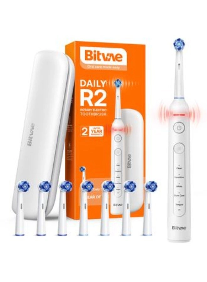 BV R2 - 5 Cleaning Modes + P1 - Mini + Telescopic Tank Oral Irrigator - Cordless + Waterproof Cleaner - IPX7 Waterproof + Travel Tooth Brush Companion