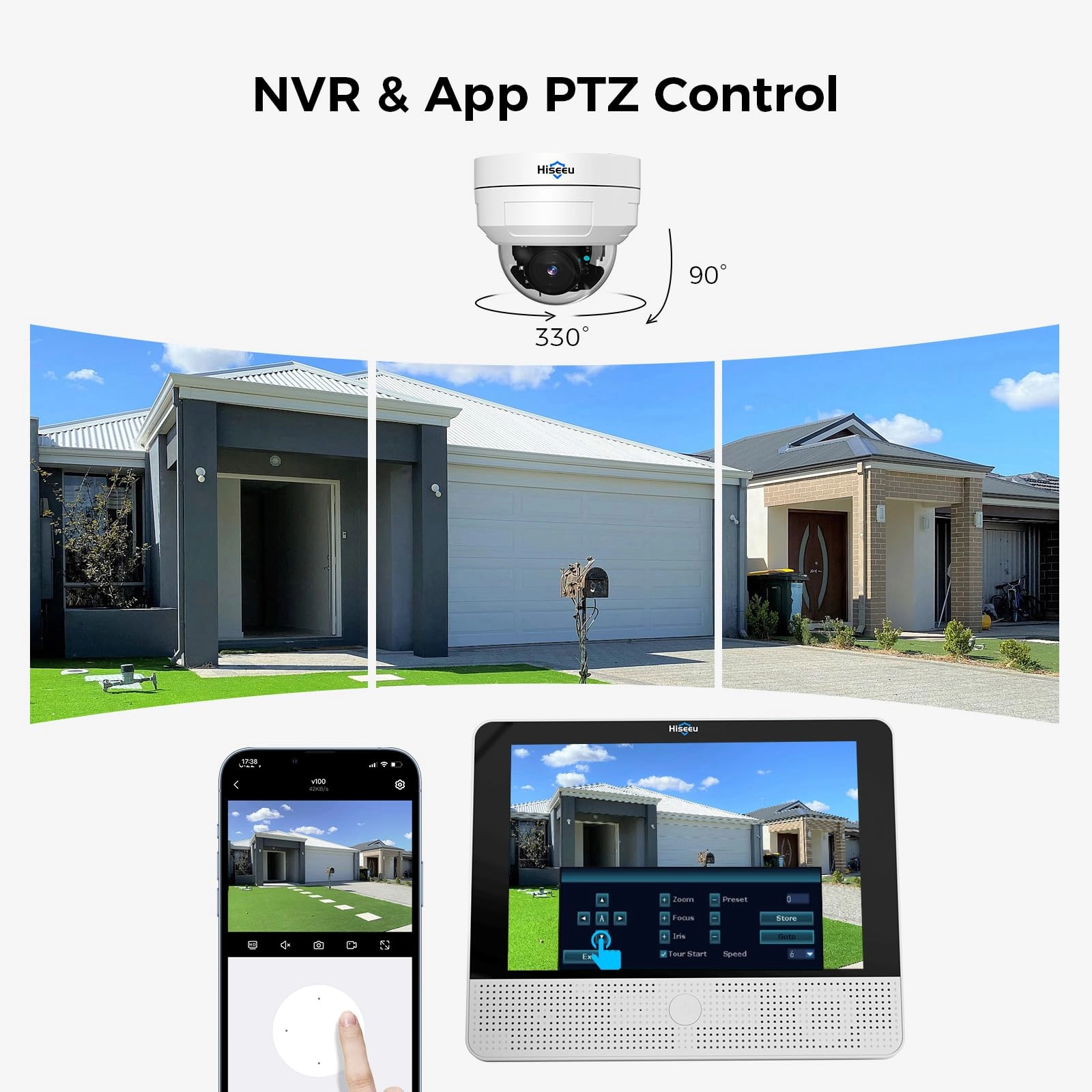 4K PoE Camera System - 8 cameras 16 channels 8MP