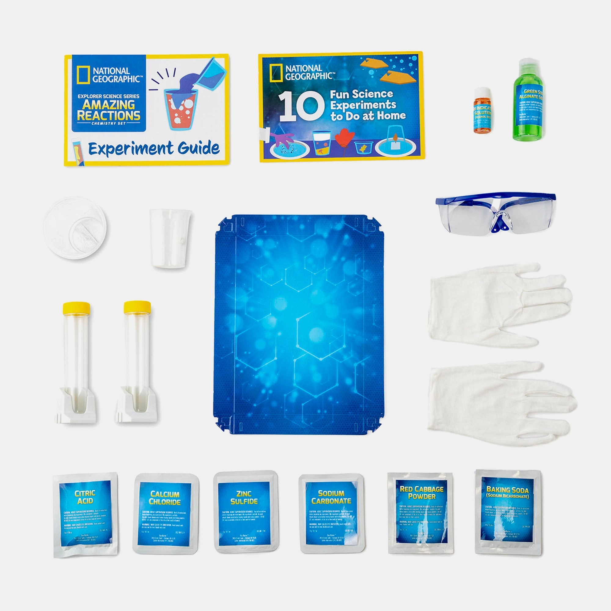 Amazing Reactions Chemistry Set - 8 years+ 19 pieces