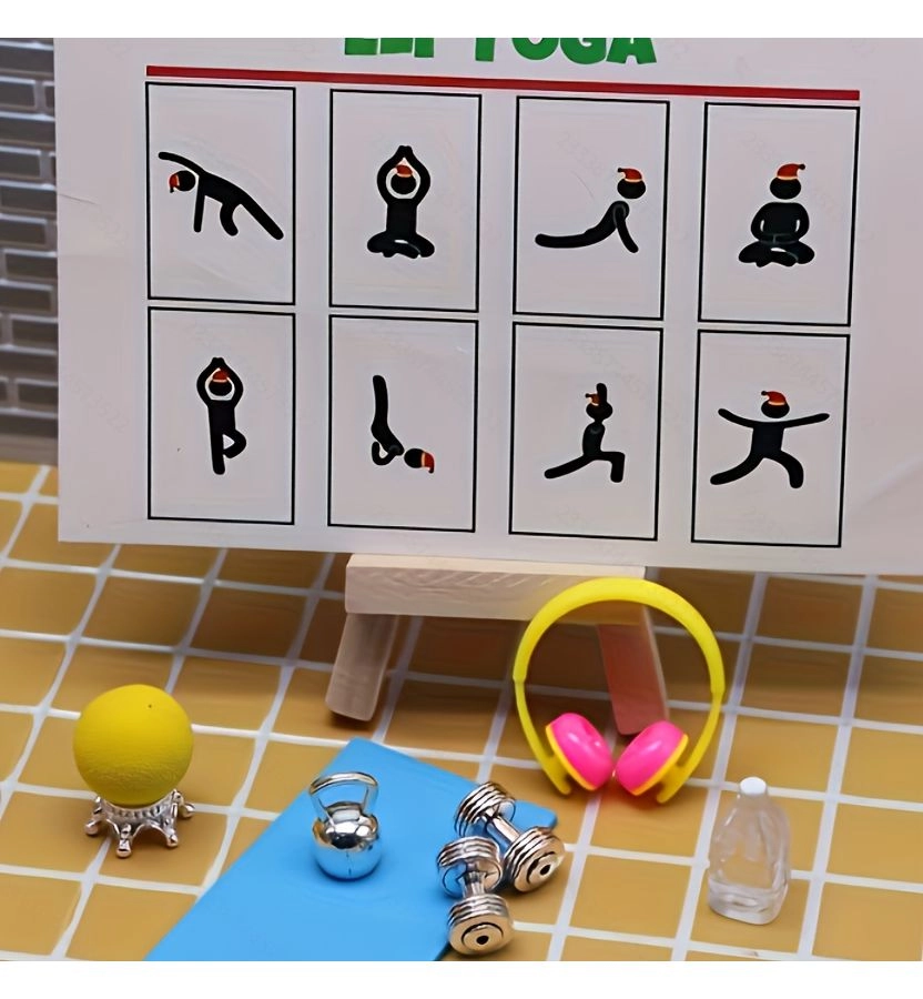 Generic Renus Mini Yoga Studio Playset - plastic