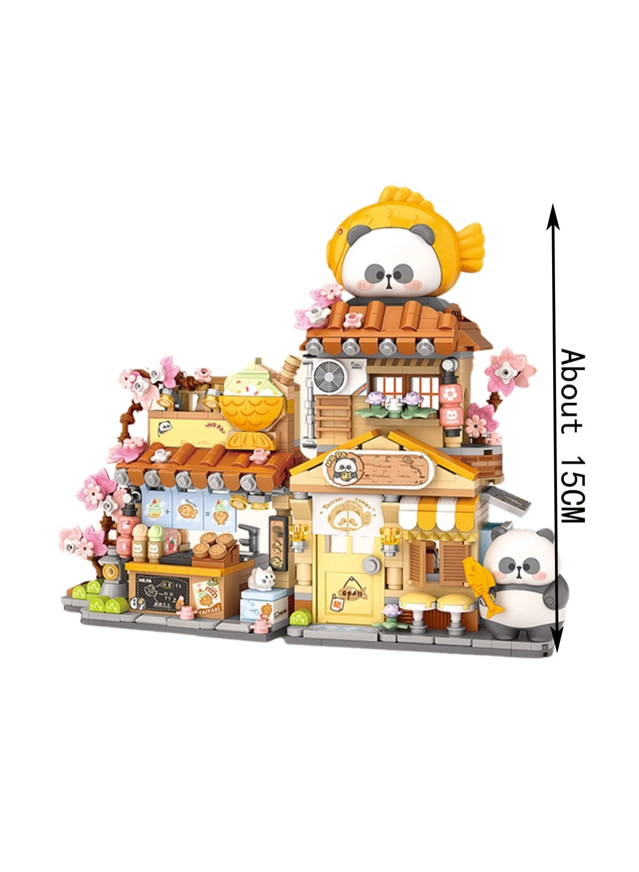 Taiyaki Street Scene Model Set - 858pcs