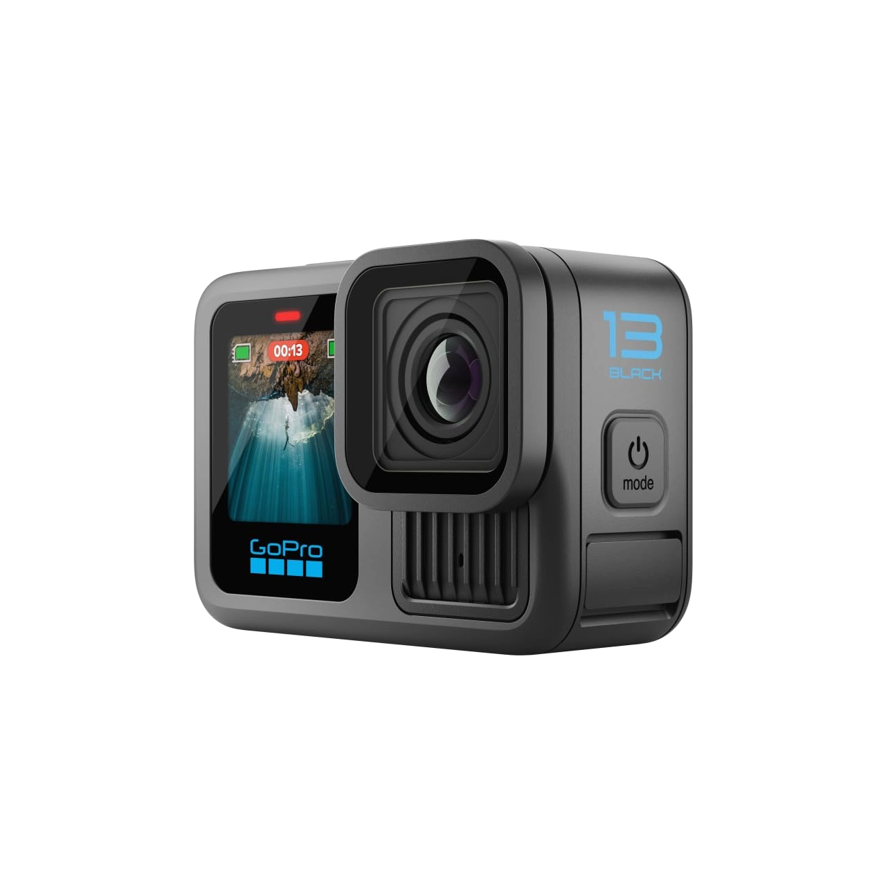 GoPro HERO13 - 5.3K60 + The Handler + Enduro battery + Curved Adhesive Mount + 64GB SD card + case