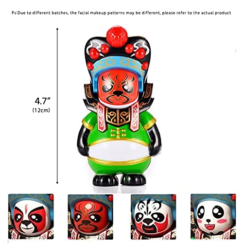 Sichuan Opera face-changing doll - Green panda 4 faces