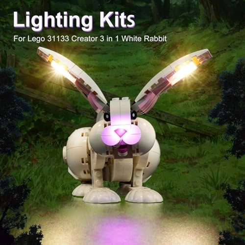Lighting Set for Lego 31133 - White Rabbit