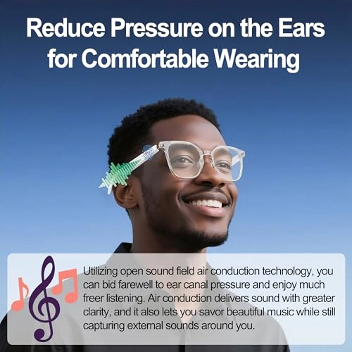 AI Smart Glasses - 140+ Languages Bluetooth