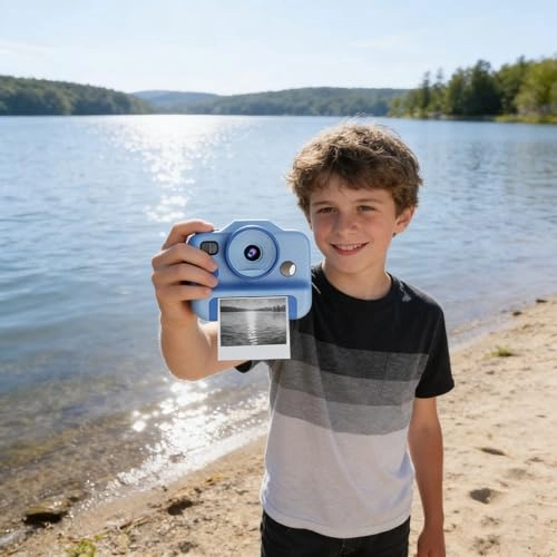 Kids Thermal Print Camera - 2.4 Inches 200dpi