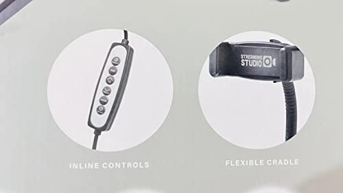 LED Ring Light - 10'' 15 RGB 360 Rotation