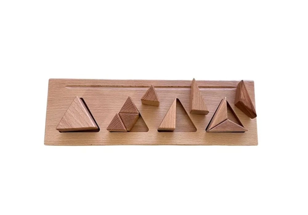 Fraction Board Triangle - Suitable for 3 years and above 11 pieces