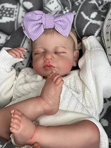 Loulou Reborn Baby Doll - 19 Inch Silicone Body