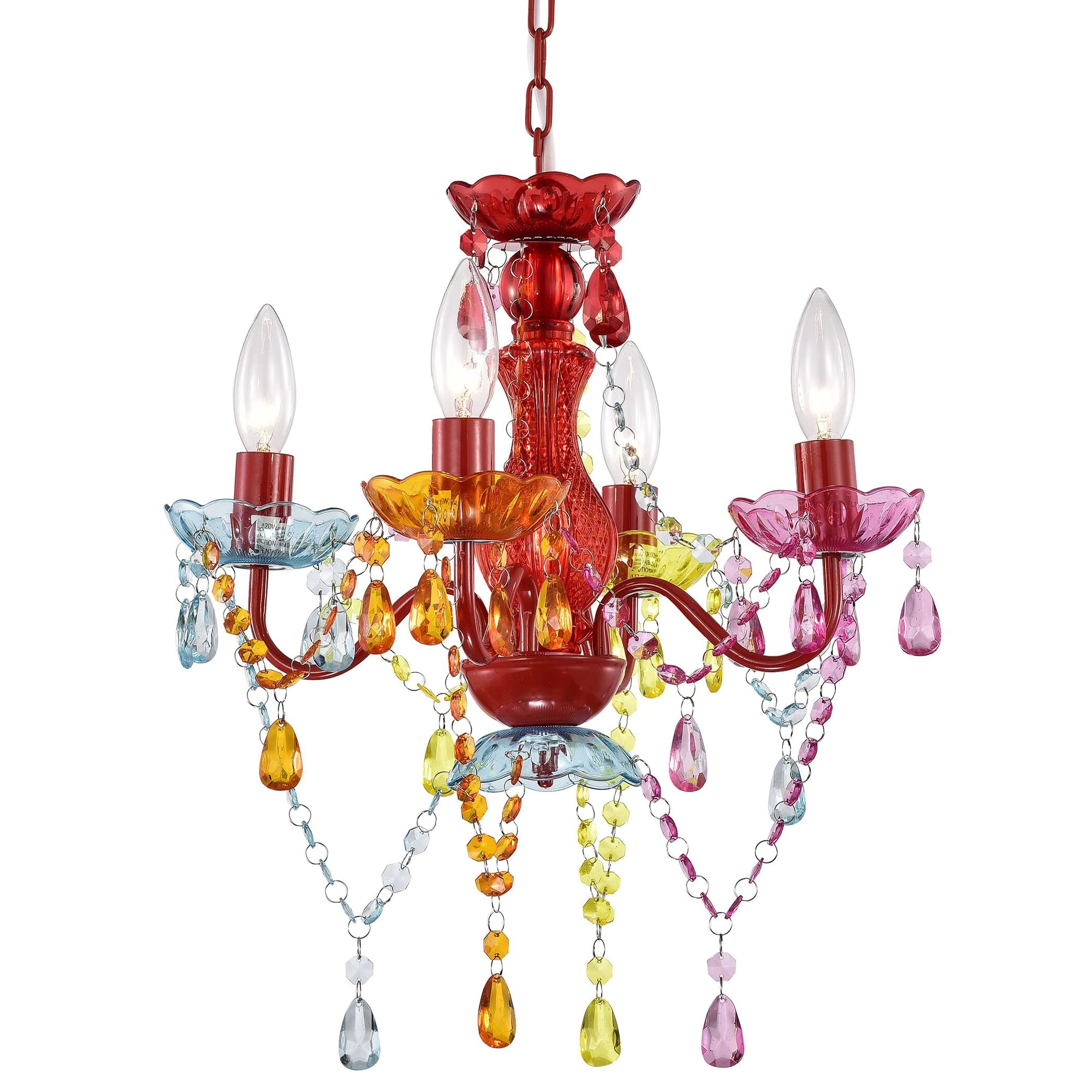 Mini Crystal Chandelier - 17 inches