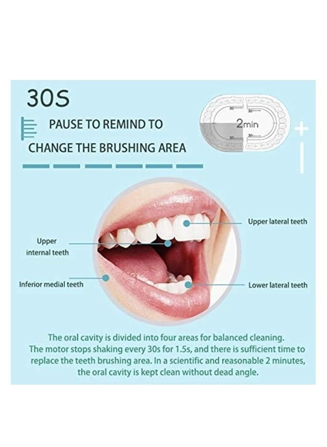Electric Toothbrush - Ultrasonic 6 in 1