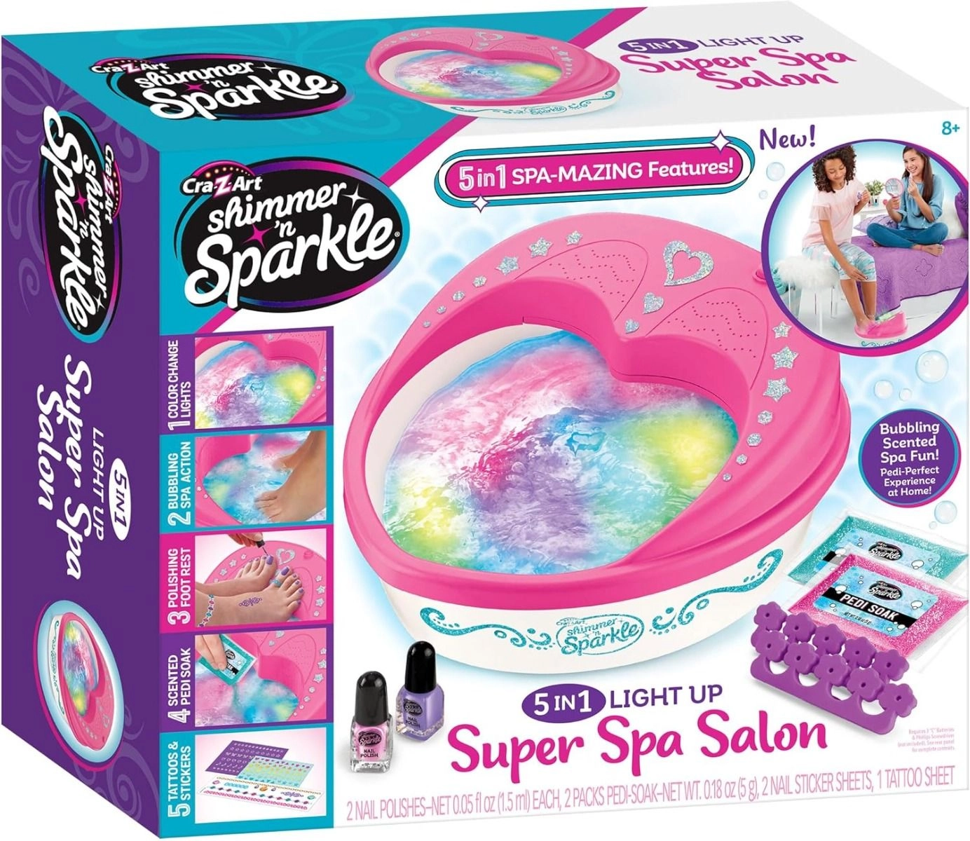 5 In 1 Light Up Super Spa Salon - 8+ years
