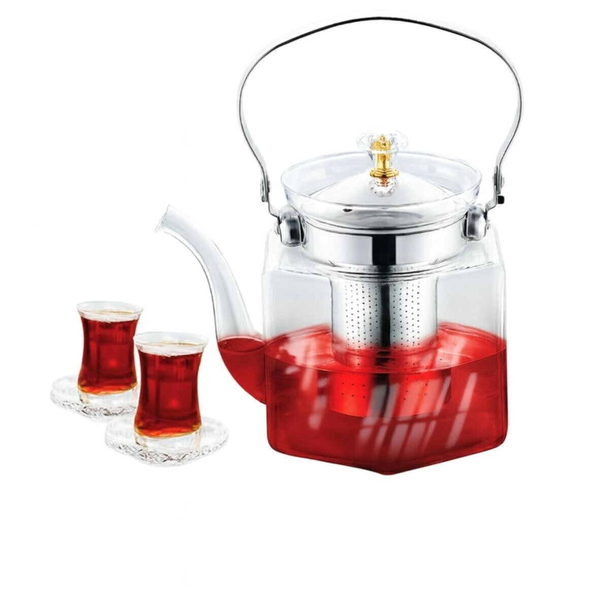 Glass Teapot - borosilicate 1100ml