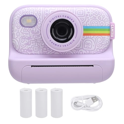 Instant Print Camera - 2.0 Inch IPS 1080P 750mAh