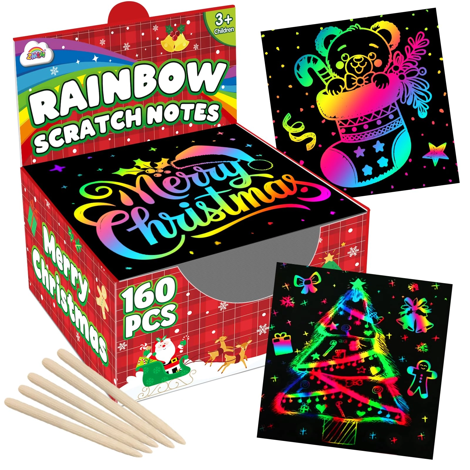 zmlm Scratch Paper - 3+ years 160 pcs