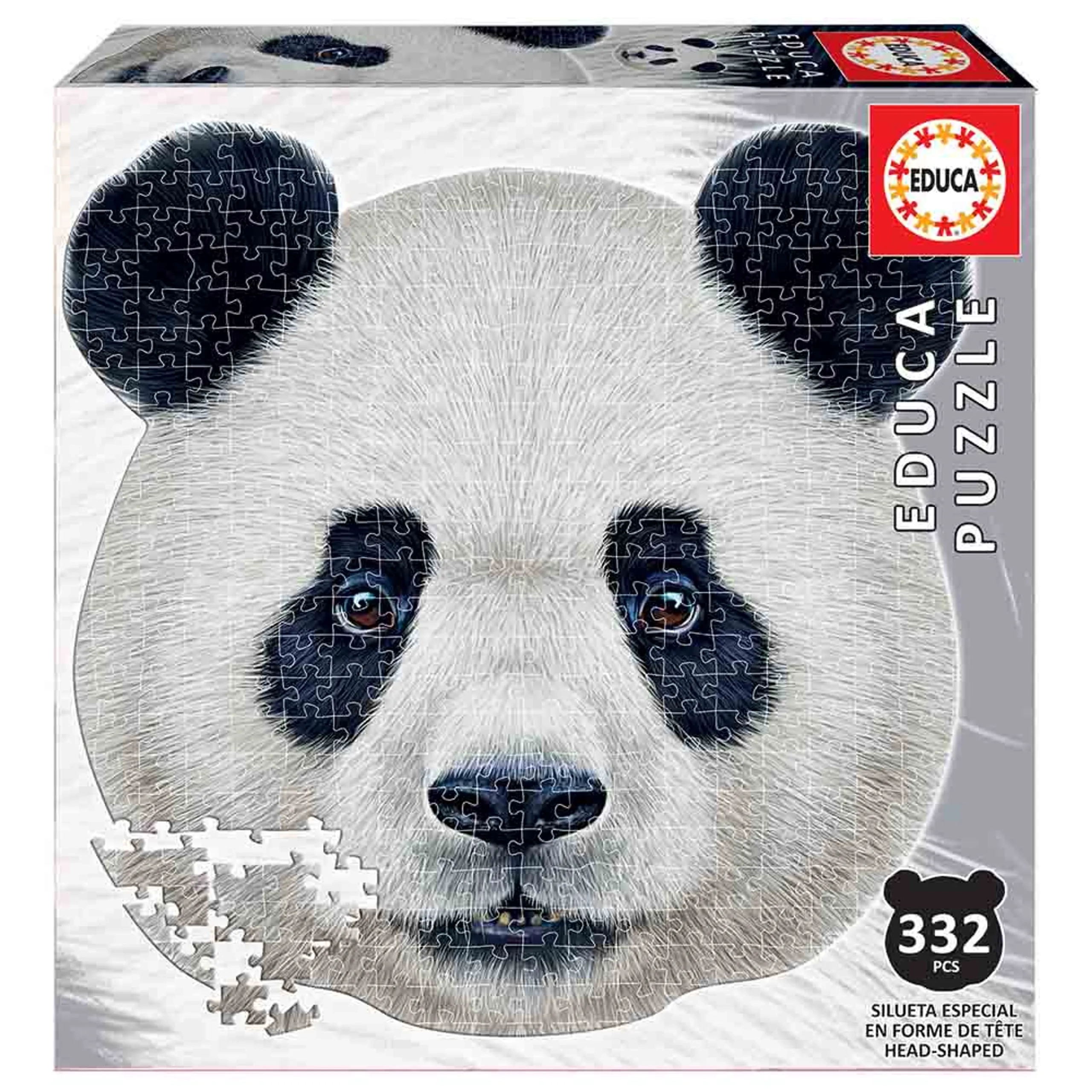 Educa Panda Face Shaped Puzzle (FGI-18476) - 353 pcs