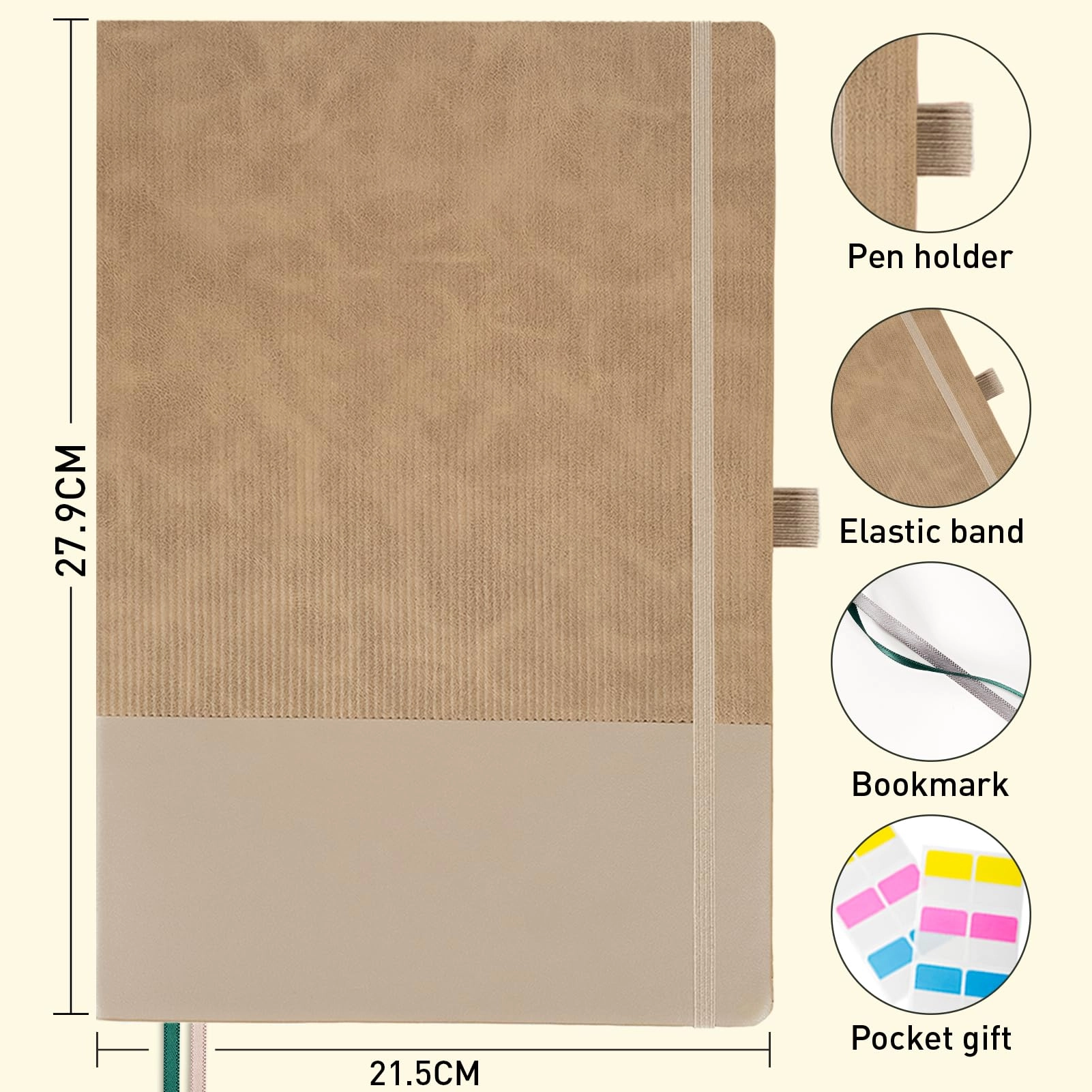 Notebook A4 Softcover - Lined 110 Pages