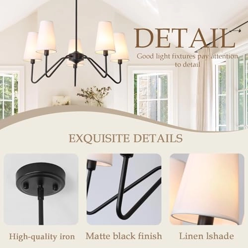 5-Light Pendant Light