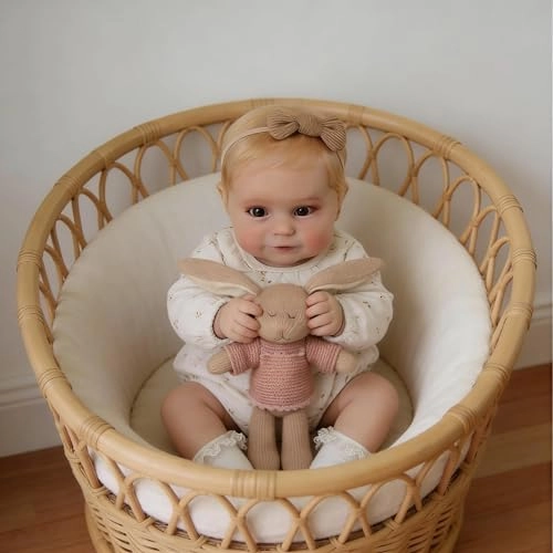Reborn Baby Doll - 20 Inch Soft Cloth Body Ages 3+