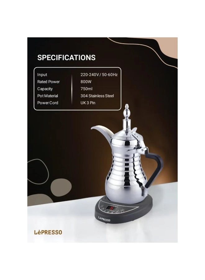 Electric Arabic Coffee Maker - 800W 0.75L