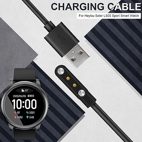 Smart Watch USB Charging Cable - Magnetic 2-pin 100 cm