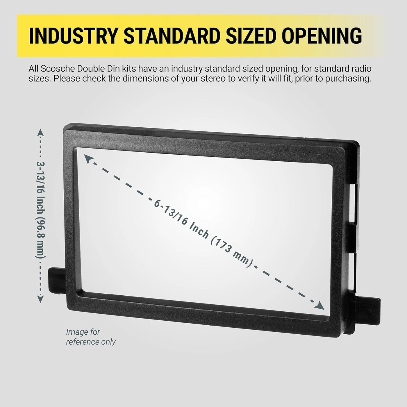 MI3017B - Double DIN Black