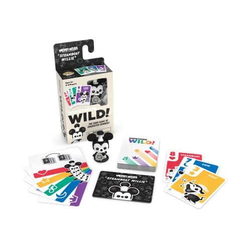 Something Wild! Disney Mickey Mouse with Steamboat Willie Pocket Pop! Card Game