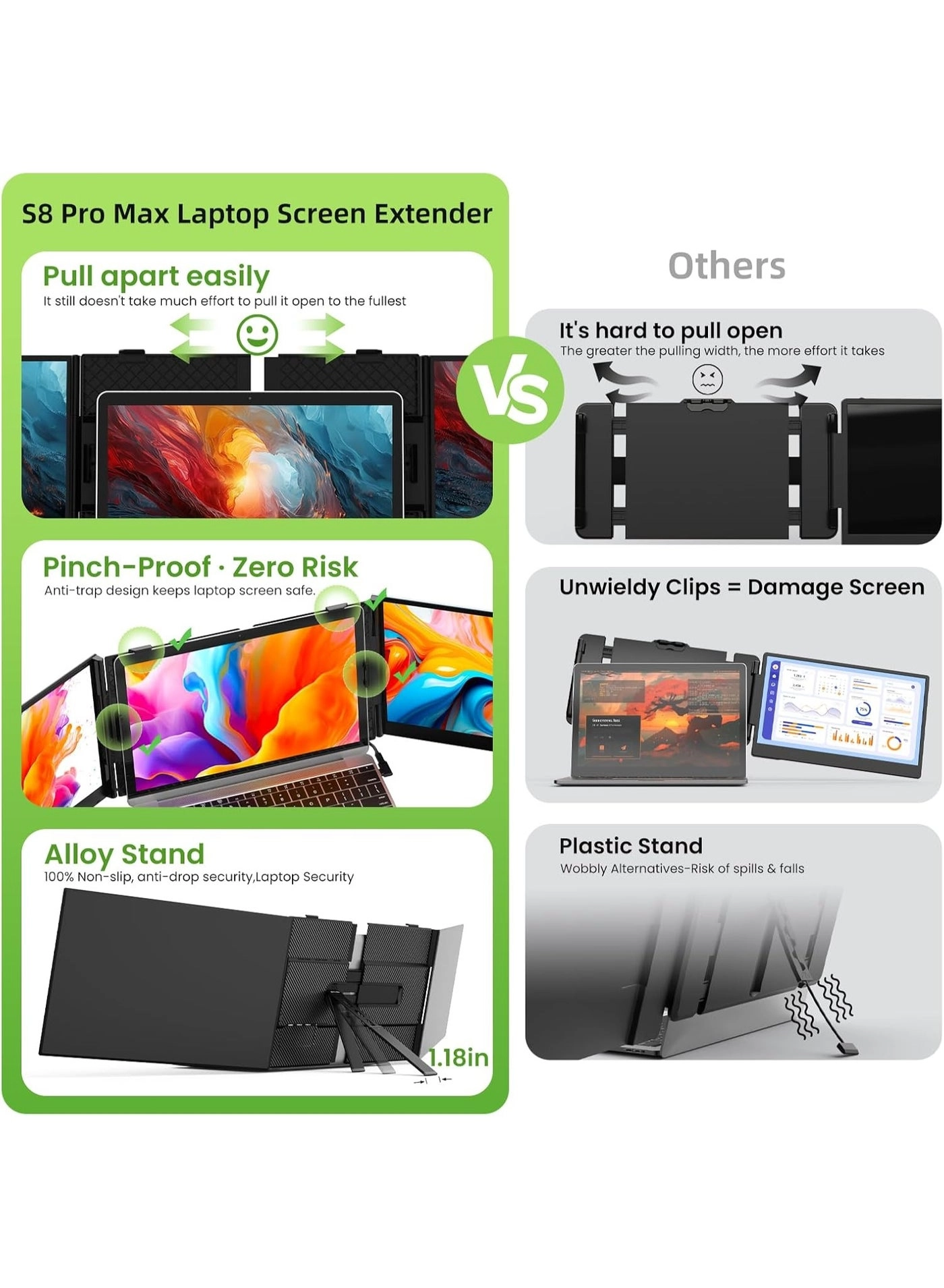 Laptop Screen Extender - 1920x1200 15.3 in