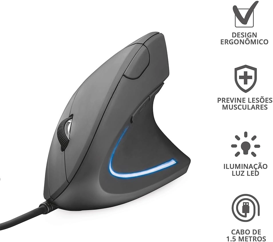 Verto Vertical Ergonomic Mouse - USB