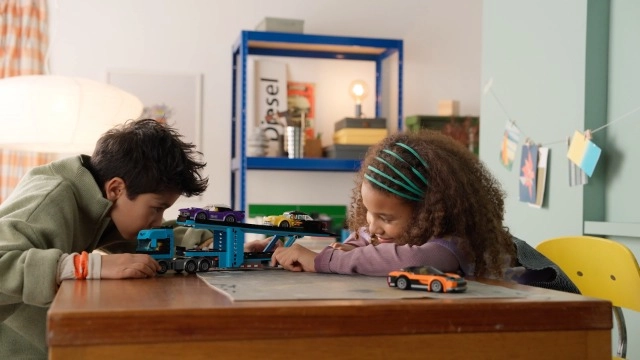 City Car Transporter Truck with Sports Cars (60408)