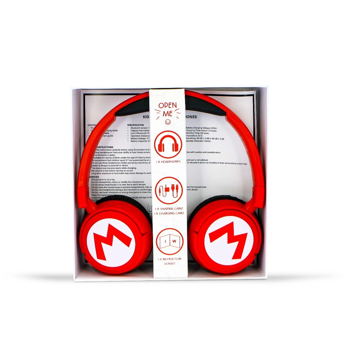 Super Mario Logo Kids - Wireless Headphone