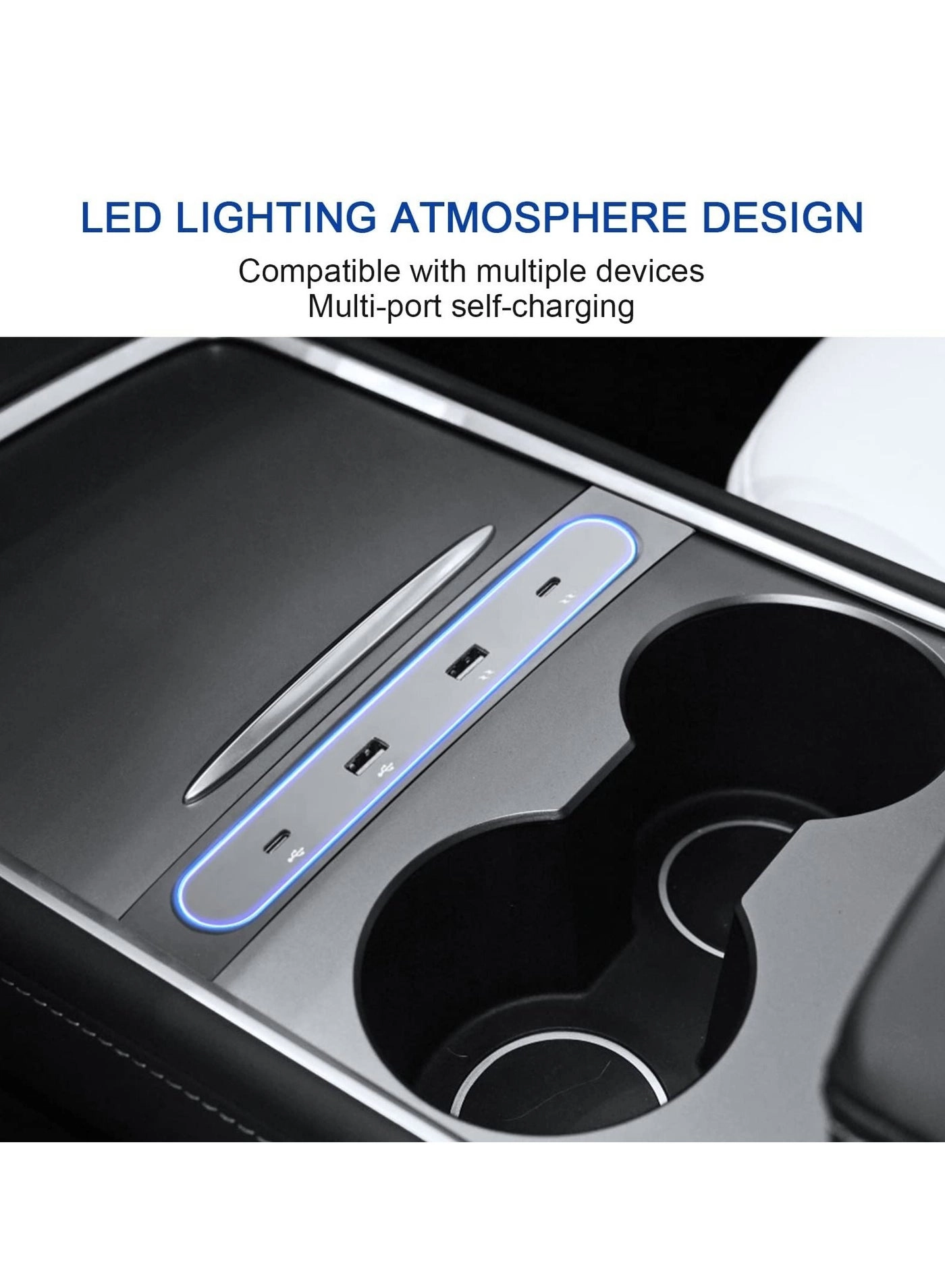 Docking Station - 2 Type C Tesla Model 3 / Y 2021-2022