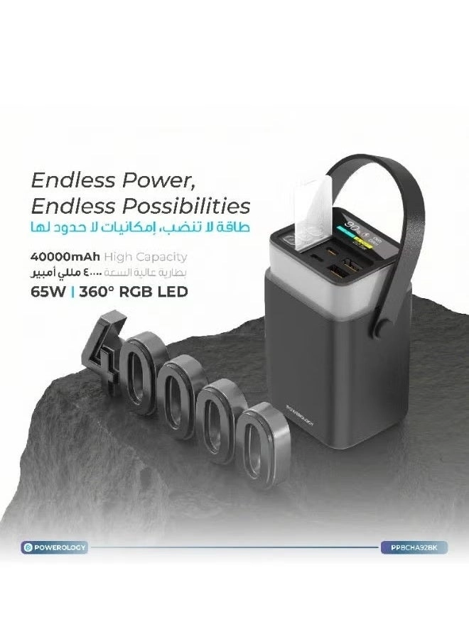 PPBCHA92BK - 40000mAh 65W