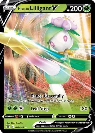 Pokemon USA, Inc. Hisuian Lilligant V 017/189