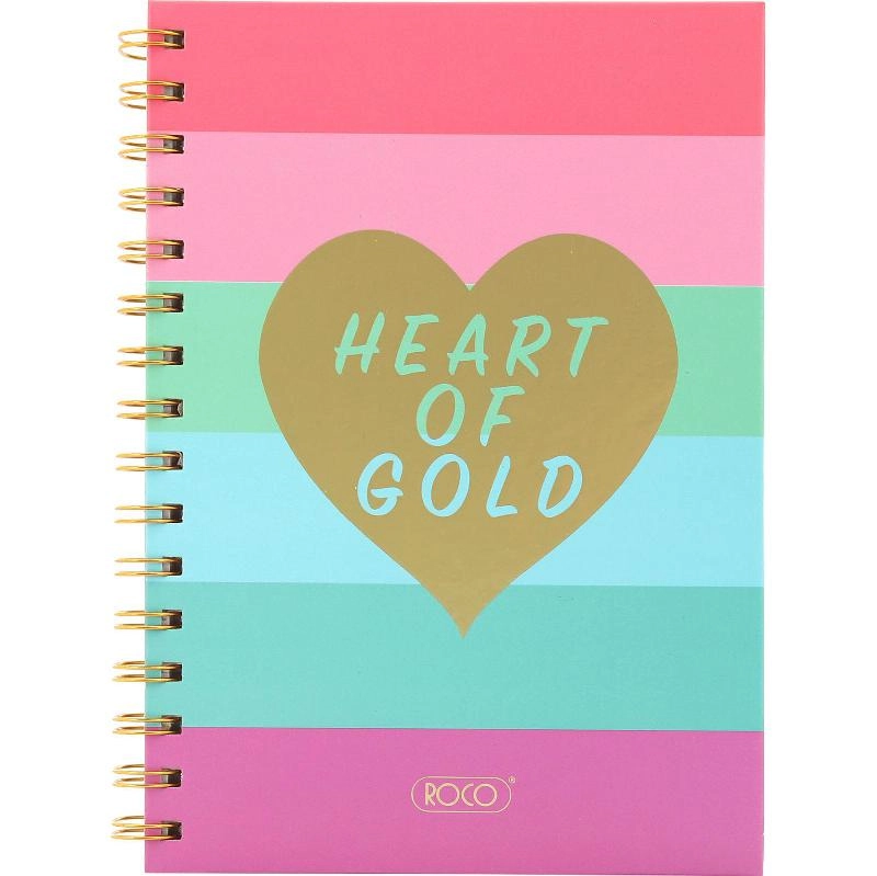 Notebook 19 X 26 cm Spiral - Grid 100 Sheets