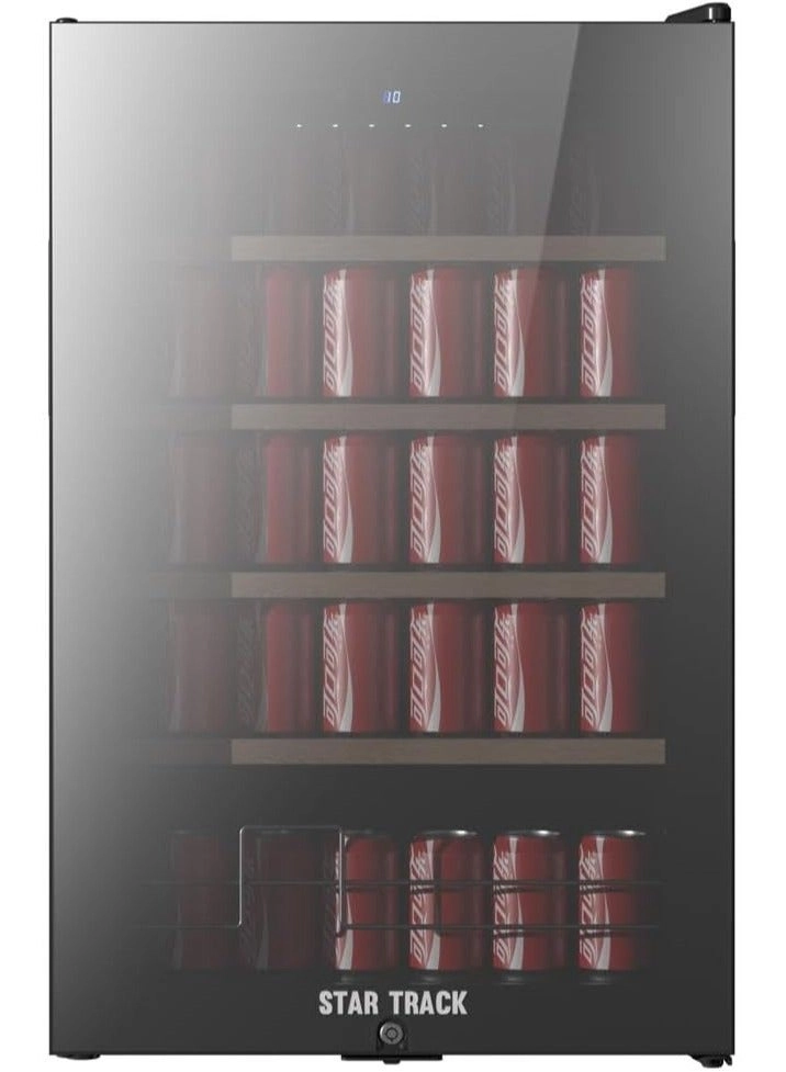 STAR TRACK Compressor Beverage Cooler - 115 L 220 kW Black