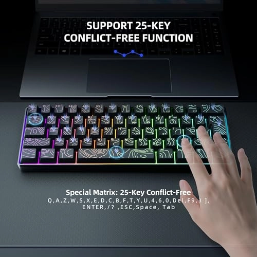 Mini 60 Percent Keyboard - Wired