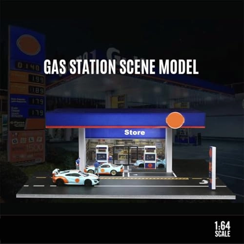 Gulf Petrol Station - 1 set 1:64