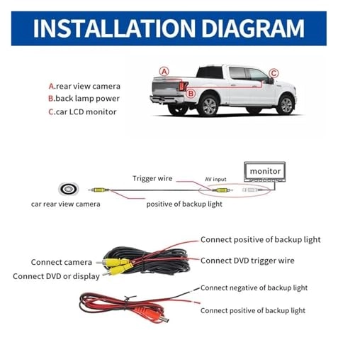 Rear View Parking Camera - Wire High-definition