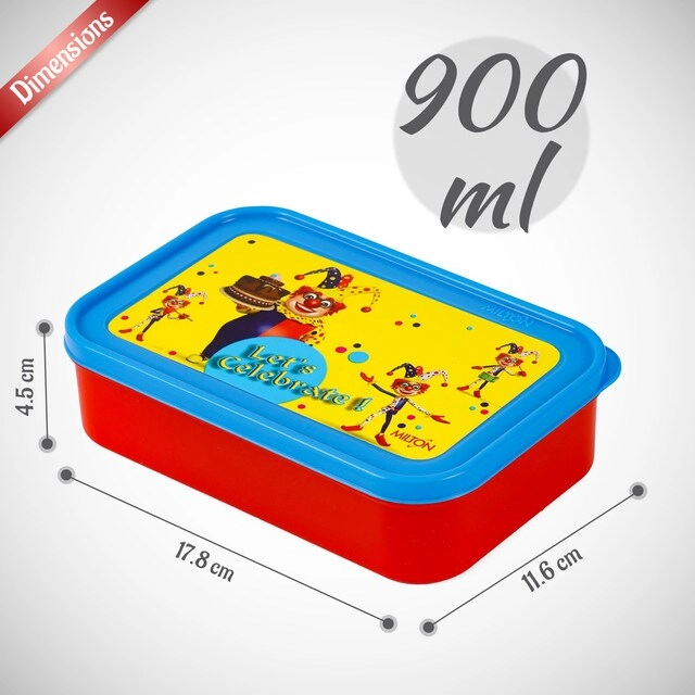 School Time Lunch Box - 900ml