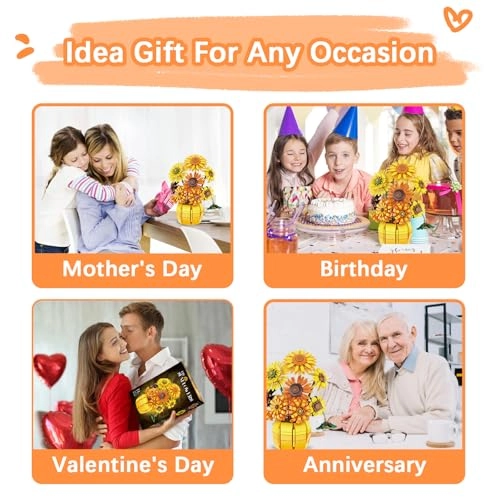 Sunflower Building Sets - Botanical Collection Van Gogh