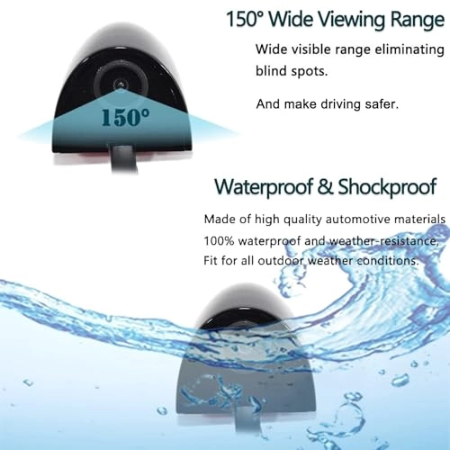 Car Door Blind Spot Side View Camera - Mini 4-pin video cable 480 TV line