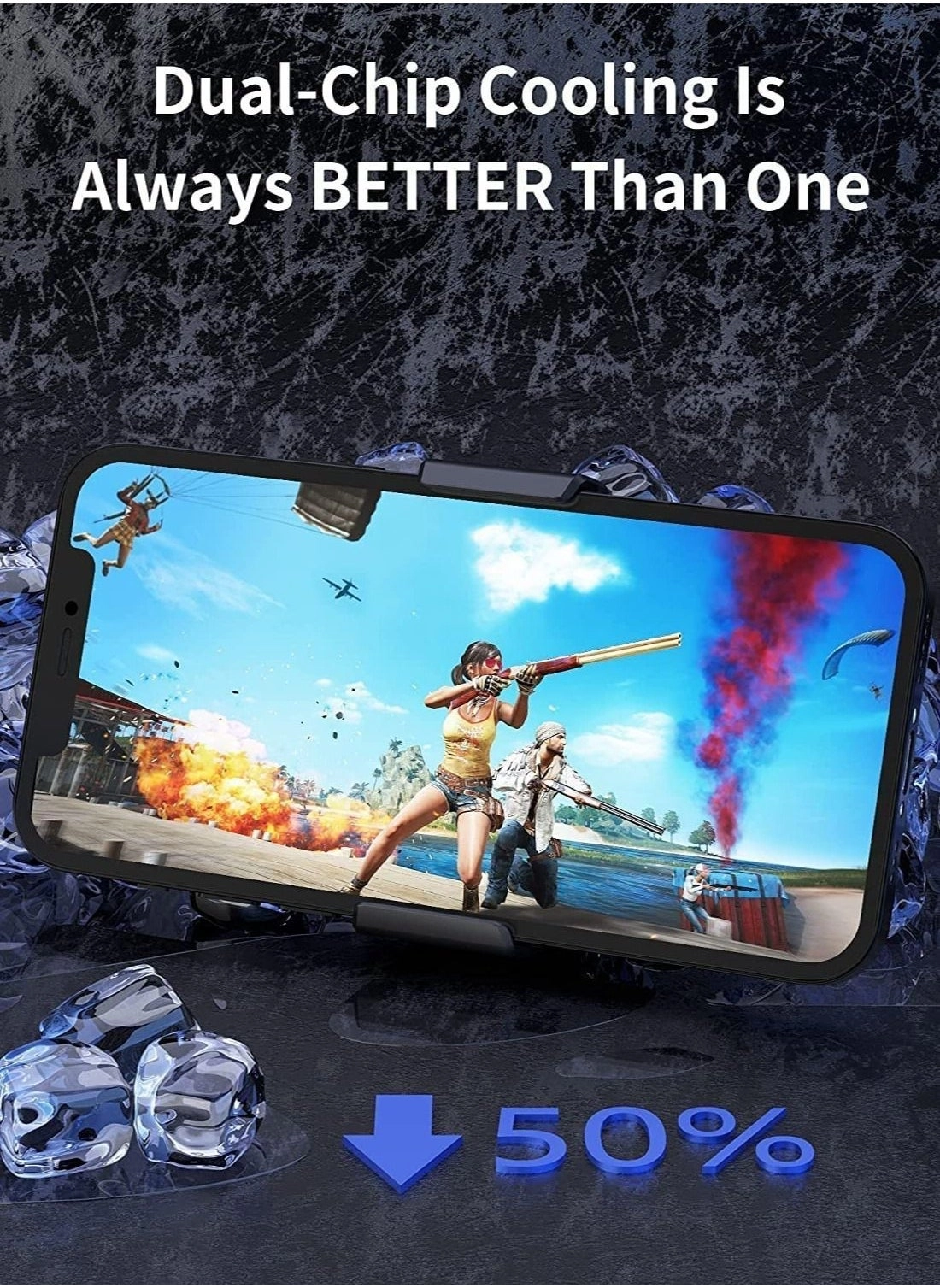 Phone Cooler Fan - Dual Semiconductor Cooling