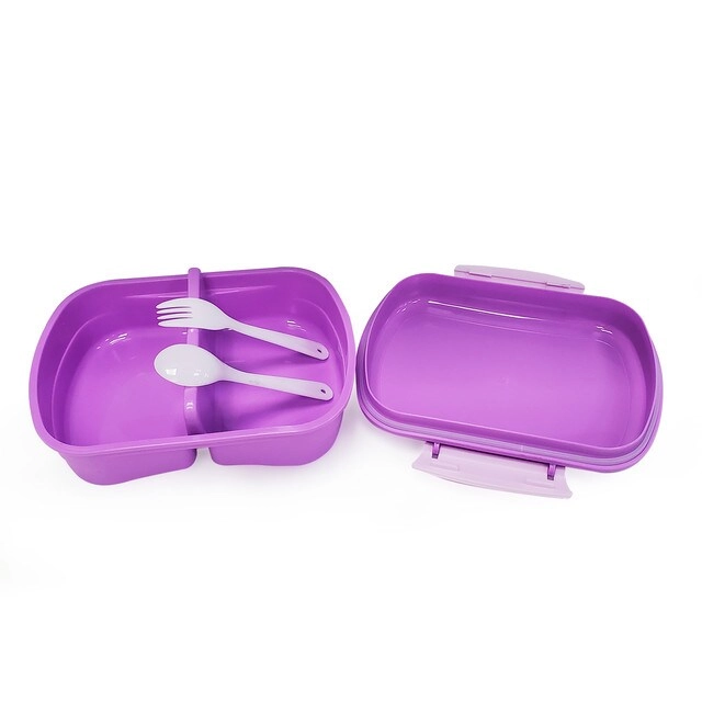 Lunch Box - Rabbit Purple 750ml + Water Bottle - 350ml