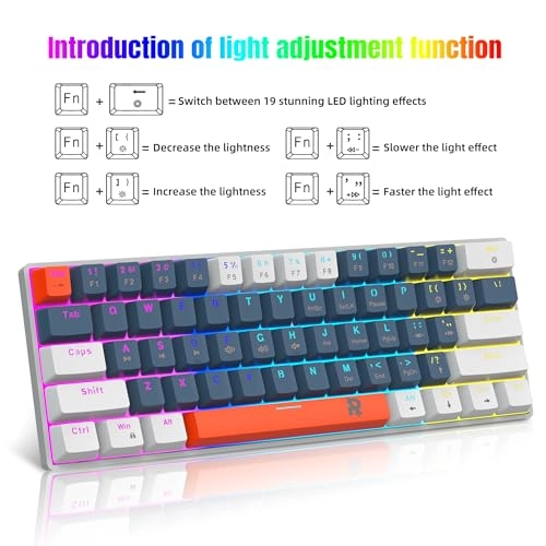 60% Wired Gaming Keyboard