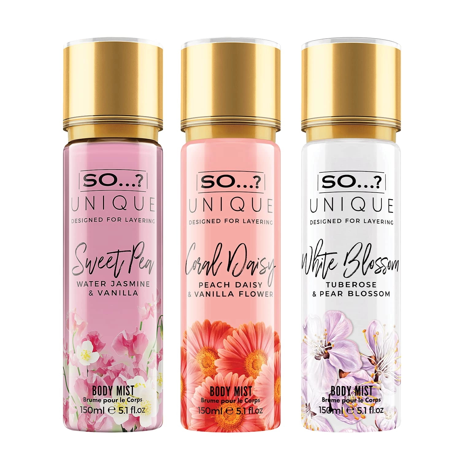 Sony Summer Breeze - 150ml Sweet Pea Coral White Blossom Bundle
