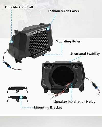 Rear Seat Speaker Pods Enclosures - Polaris RZR PRO 2025